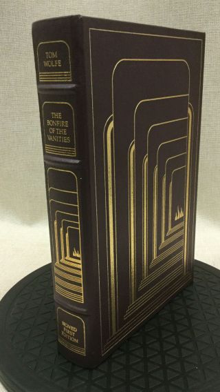 The Bonfire Of The Vanities Tom Wolfe Franklin Library Signed First Edition Leat