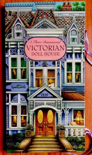 3d Victorian Carousel Doll House Three Dimensional Paper Doll House Pop Up Book
