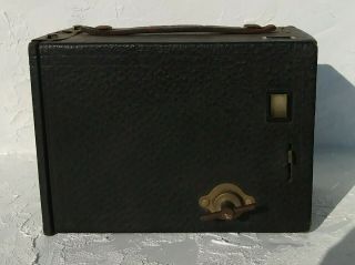 Antique Eastman Kodak Brownie No 2 - Box Camera,  for restore or parts. 4