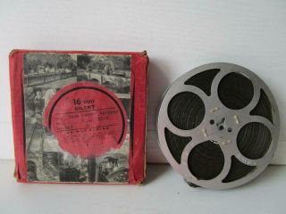 Vintage 16mm Film Sams Garden Railway B/w Silent