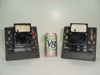 2 Vintage Western Electric Tube Amplifier Meter Panel W/ 272a 92a Preamp Switch