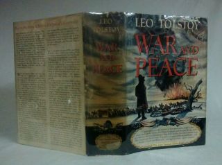 Leo Tolstoy War And Peace 1st Printing Inner Sanctum Edit.  1942 Maps Dj In Mylar