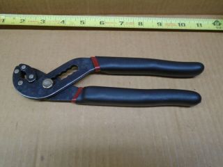 Vintage Craftsman Usa Red & Black 8 " Adjustable Joint Pliers No 45753