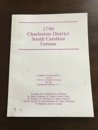 1790 Charleston District South Carolina Census (1999),  Old Newspaper Clippings