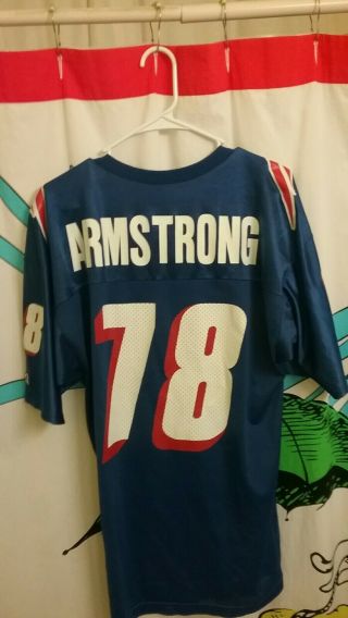 Vintage Bruce Armstrong England Patriots Champion Jersey 44 L