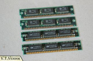 4 Mb (1mb X4) Vintage Simm Ram Memory 30 Pin -