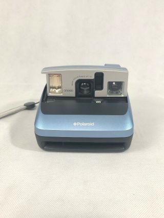 Vintage Polaroid One 600 Ultra Classic Instant Film Camera - Blue -