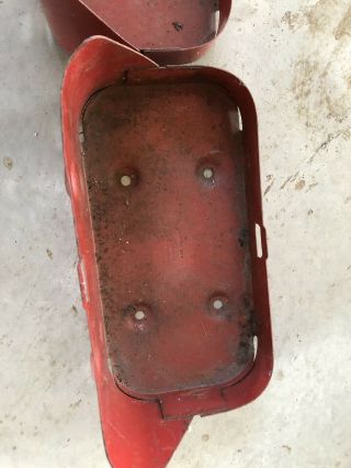 Vintage Jeep Jerry Can 5 Gallon Gas Can Holder Only Pair Red Willy 2 Cans 310 7