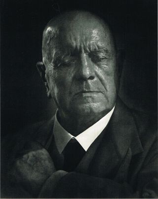 1960s Vintage Jean Sibelius Portrait Yousuf Karsh Photogravure Photo Print