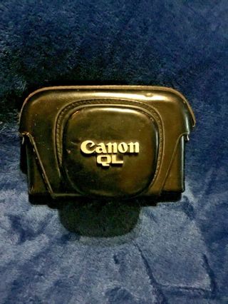 Vtg Canon Canonet Ql19 35mm Film Rangefinder Camera W/ Se 45mm F1.  7 Lens Japan