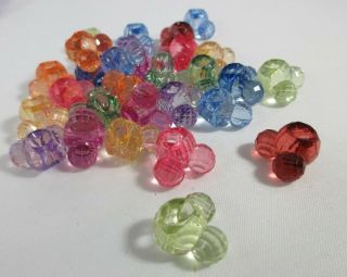 2 Plus Lbs Jewelry Craft Makers BEAD Mickey Mouse Head Vintage Now 40 bags Beads 3