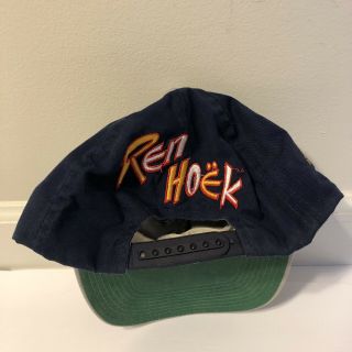 VTG 1993 REN AND STIMPY SNAPBACK CAP “REN HOEK” Nickelodeon American needle hat 2