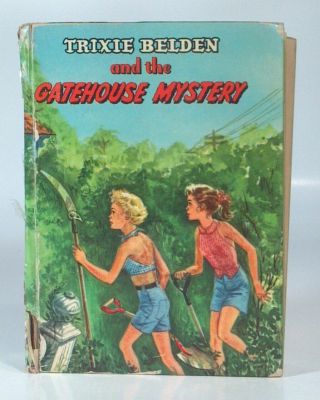 Vintage 1954 Trixie Belden And The Gatehouse Mystery 3 Julie Campbell