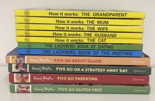Adult Ladybird & Enid Blyton,  11 Book Bundle,  Five Go Parenting,  (d)