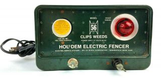 Vintage Steampunk Holdem Electric Fence Model 56 - -