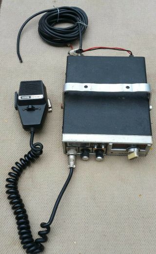 Vintage - Ge - 3 - 5813b - Cb Radio - With Headset & Magnetic Mic Clip (b17)