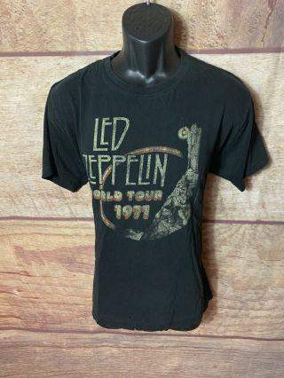 Vintage Led Zepplin Tour Shirt Mens Size Large 2007 (a73)
