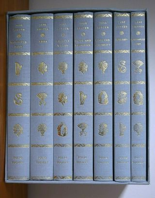 Complete Of Jane Austen In Hardback With Slip Cover The Folio Society 1975