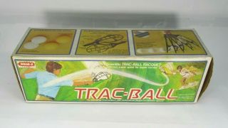 Vintage 1975 Wham - O Trac - Ball Track Ball Complete Track Racquet