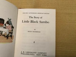 The Story Of LITTLE BLACK SAMBO BY HELEN BANNERMAN Small Hardback 5
