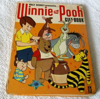Rare,  Vintage,  1965,  Walt Disney Presents " Winnie The Pooh " Gift Book