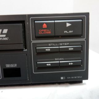 Pioneer LD V2200 Laservision Laser Disc Player Black FULLY Japan 5