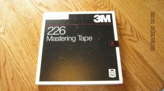 Scotch 10 1/2  reel to reel 3M - 226 Mastering Tape/ Metal reel with tape 5