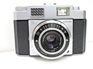Zeiss Ikon Contina 35mm Camera With Pantar 45mm 2.  8 Lens