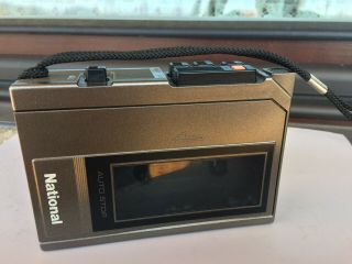 Vintage National Rq - 342 Portable Cassette Recorder - - Made In Japan