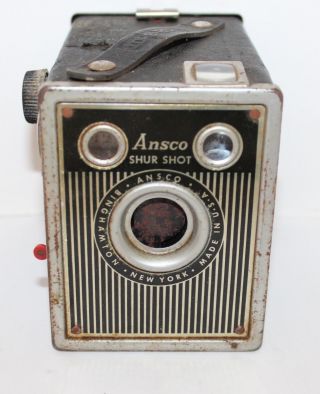 Vintage 1940s Ansco Shur Shot Box Camera