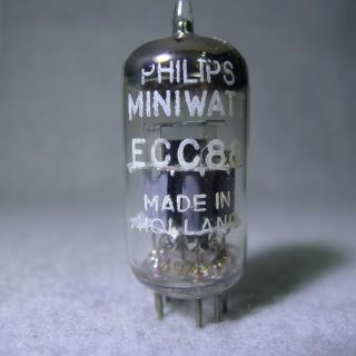Philips Miniwatt 6dj8/ecc88 D - Getter Holland 1959 Delta 9a Strong