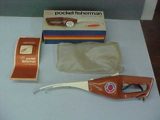 Vintage 1972 Popeil Pocket Fisherman Spin Casting Kit W/box & Booklet