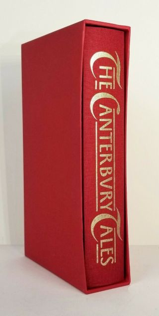 The Canterbury Tales Geoffrey Chaucer; David Wright Folio Society Lovely