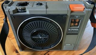 General Electric Model 3 - 5505f Portable 8 Track Tape Player Good