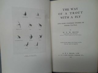 The Way Of A Trout With A Fly By G E M Skues 1921 Estate Of Producer Rob Cohen