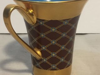 Vintage Rosenthal Demi - Tasse Porcelain Enameled Cup By Studio - Line Germany