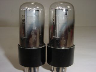 2 Vintage NOS 1960 ' s RCA 6V6 6V6GTA OO Getter Matched Amplifier Tube Pair 4