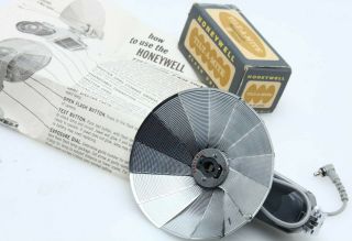 Honeywell Tilt - A - Mite Camera Bulb Flash Vintage Box 379471