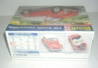 Revell VW Beetle Convertible 1:25 Scale Model Kit Factory Bug 4