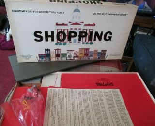 Shopping Vintage 1973 Board Game John Ladell Company Complete