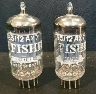 Fisher 12ax7 / Ecc83 Tubes (pair) West Germany