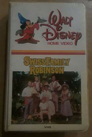 Vintage Walt Disney Home Video Swiss Family Robinson