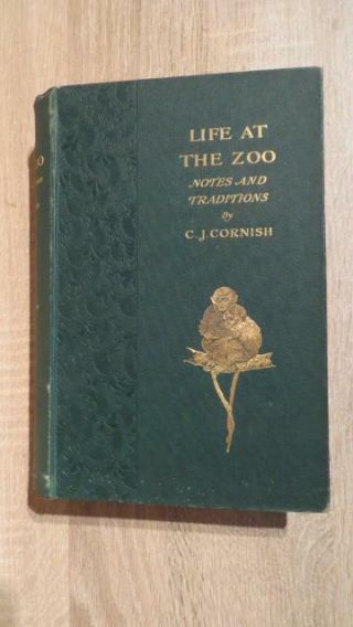 1895 " Life At The Zoo - Regents Park Gardens " By C J Cornish - Illus - 1st Ed