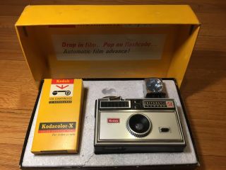 Vintage Kodak Instamatic 154,  Flash,  And Film.