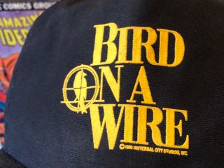 Vtg Snapback Hat Cap Promotional Movie Bird On A Wire Mel Gibson Goldie Hawn 90