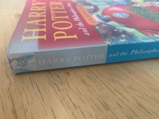 HARRY POTTER AND THE PHILOSOPHER ' S STONE 1st Edition / 61st Print Bloomsbury PB 2