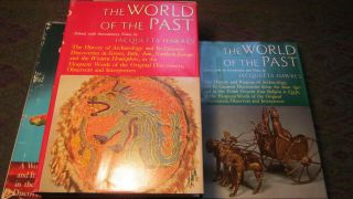 The World Of the Past by Jacquetta Hawkes Knopf 2 Vols.  in Slipcover 1963 VG, 5