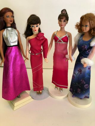 Mattel Barbie Barbie Vintage Evening Gown And 7 More In Pink,  Purple And Magenta