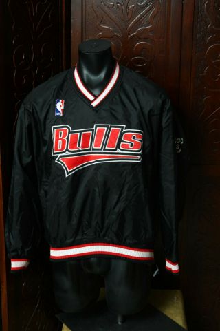 Vintage Starter Authentic Chicago Bulls Pullover Jersey In Size M