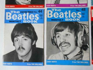 The Beatles Monthly Books x10 1966 - 1967 No.  s 40 - 49 Vintage Magazines 2